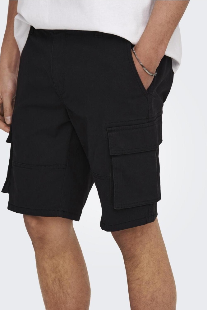 ONSCAM STAGE CARGO SHORTS 6689 LIFE 22016689 BLACK